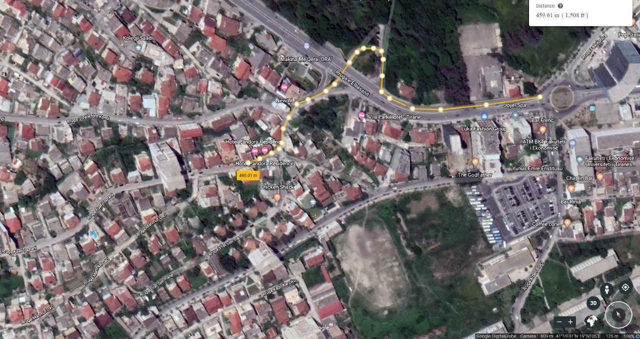 Hotel Pandora Residence Tirana